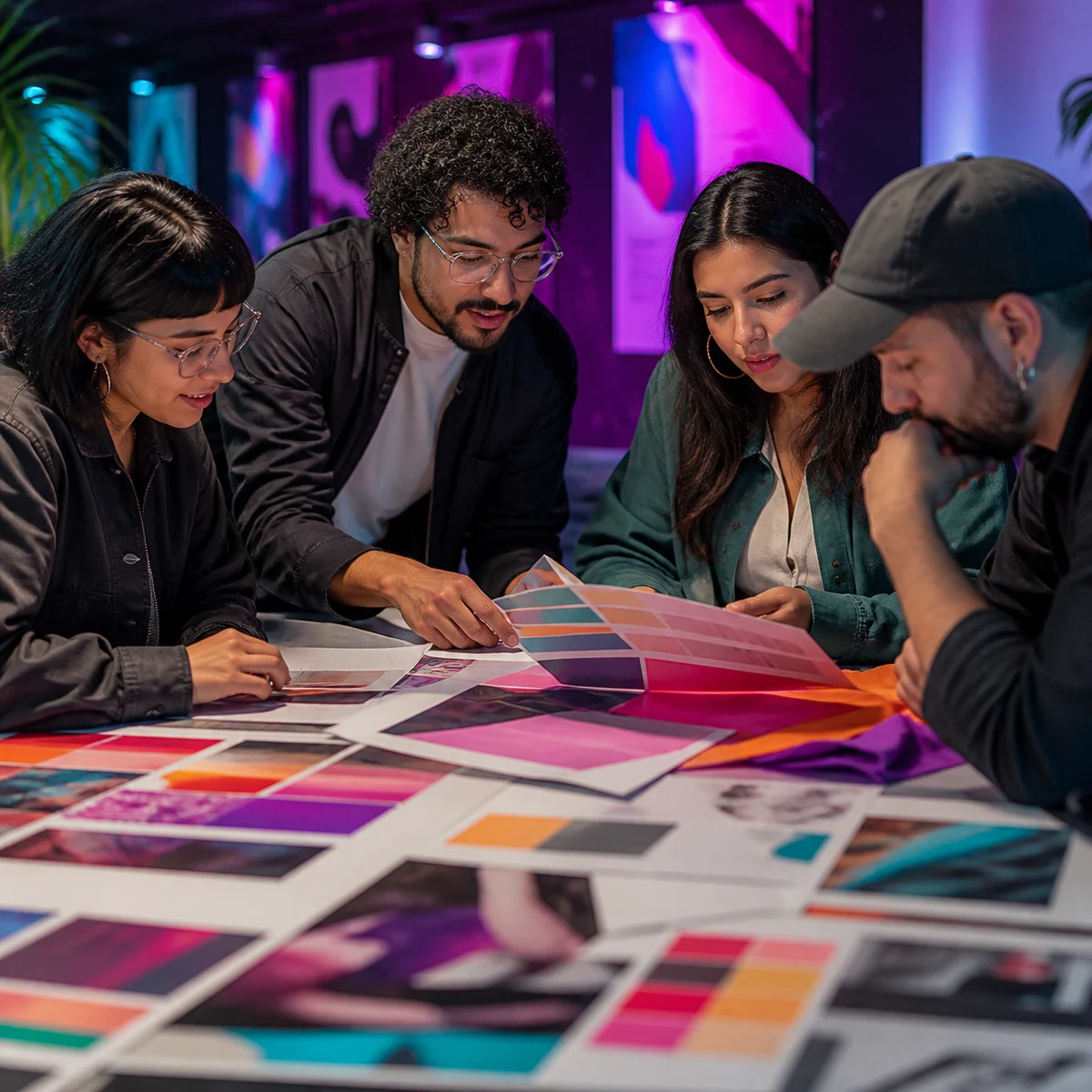 Diseñadores desarrollando una identidad interna