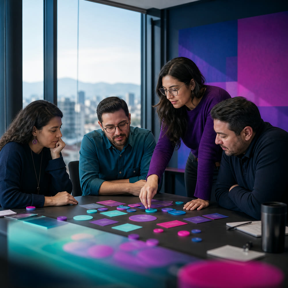 Equipo priorizando señales de retroalimentación