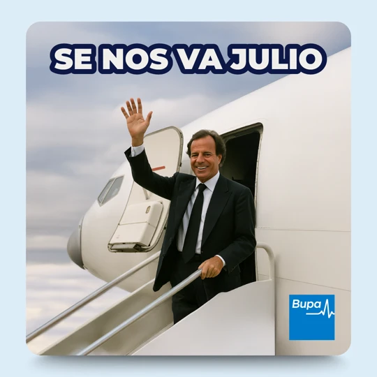 Publicación de despedida de julio en Workvivo
