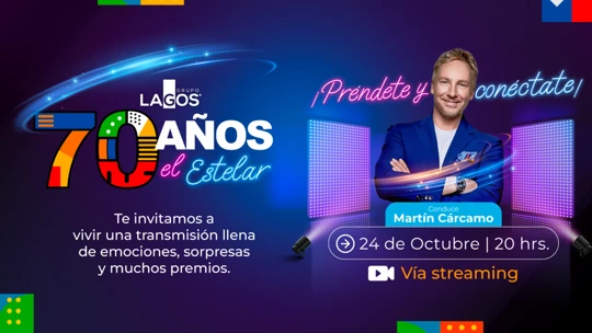 Invitación a la transmisión con el conductor Martín Cárcamo