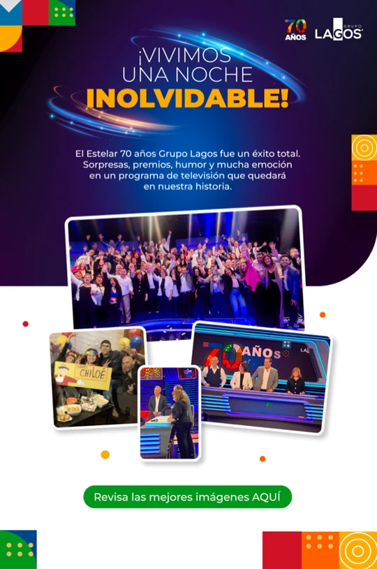 Collage de agradecimiento tras la transmisión en vivo